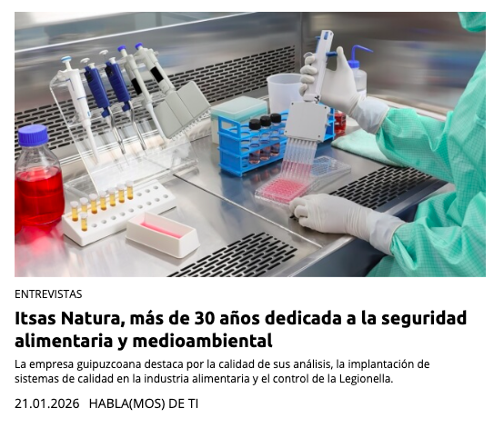 Articulo sobre Itsas Natura en la web de la SPRI